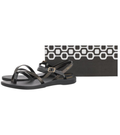 Ipanema Fashion Sand VII Fem 82842/21112 Black/Gold Black (IP41-c) šlepetės