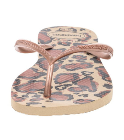Havaianas Slim Animals FC Sand Grey/Rose Go 4103352-4879 (HI34-a) šlepetės