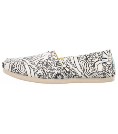 Toms Alpargata White Coloring Book Print 10016257 (TS18-a) sportiniai bateliai