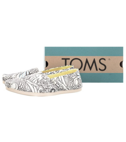 Toms Alpargata White Coloring Book Print 10016257 (TS18-a) sportiniai bateliai
