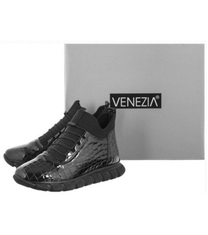 Venezia Czarne 0230 501 BLACK (VE567-a) sportiniai bateliai