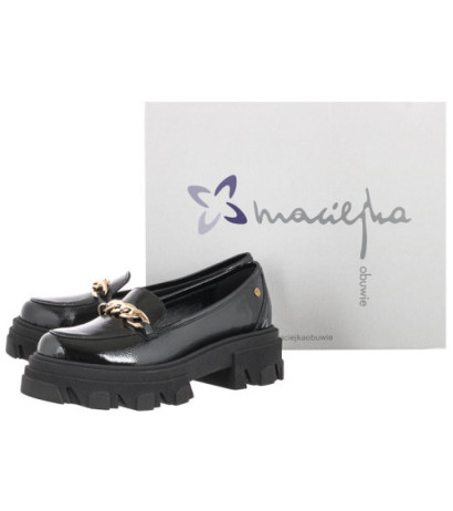 Maciejka Czarne Naplak 2850J-01/00-1 (MA793-b) batai