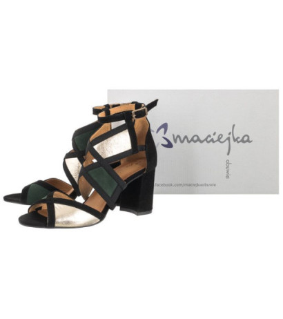 Maciejka Czarne/Zielone 05181-09/00-5 (MA753-c) bateliai