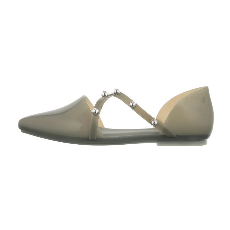 Melissa Pointy Stripe AD 33321/50857 Green/Silver  (ML206-c) sandalai