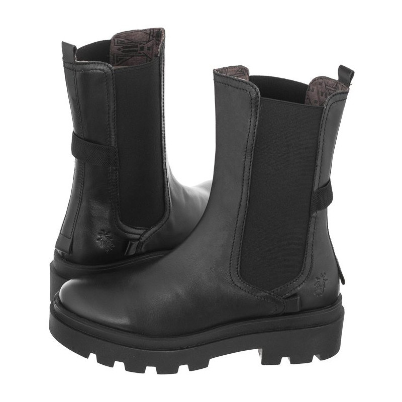 FLY London Judy Nappa Black P144819000 (FL354-a) batai