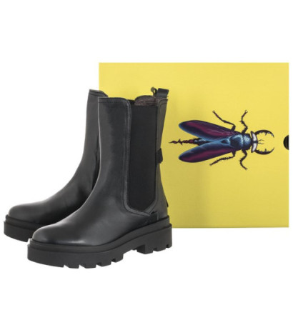 FLY London Judy Nappa Black P144819000 (FL354-a) batai