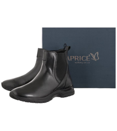 Caprice Czarne 9-25450-27 022 Black Nappa (CP292-a) batai