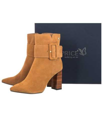 Caprice Brązowe 9-25319-27 624 Curcuma Suede (CP294-a) bateliai