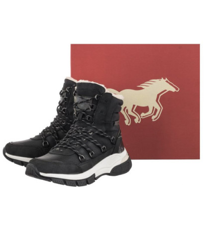 Mustang Czarne 49C0054 (MU432-a) sportiniai bateliai