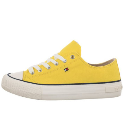 Tommy Hilfiger Low Cut Lace-Up Sneaker Yellow T3A4-32118-0890 200 (TH414-a) bateliai