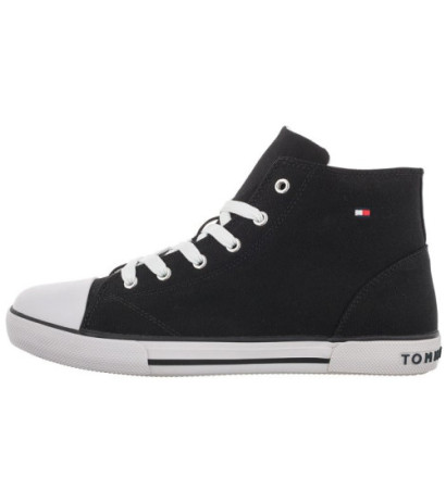 Tommy Hilfiger High Top Lace-Up Sneaker Black T3X4-32209-0890 999 (TH422-b) bateliai