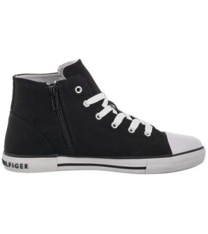Tommy Hilfiger High Top Lace-Up Sneaker Black T3X4-32209-0890 999 (TH422-b) bateliai