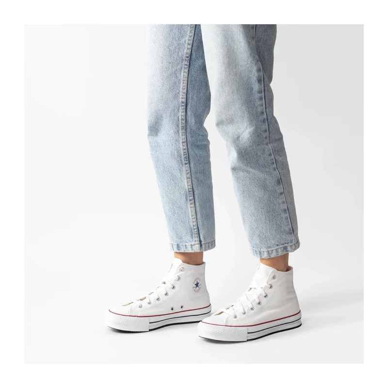Converse CT All Star Eva Lift Hi White/Garnet/Navy 272856C (CO521-a) bateliai