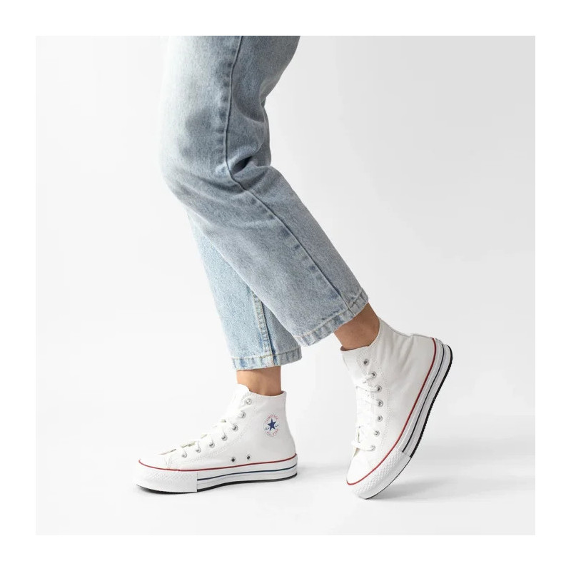 Converse CT All Star Eva Lift Hi White/Garnet/Navy 272856C (CO521-a) bateliai