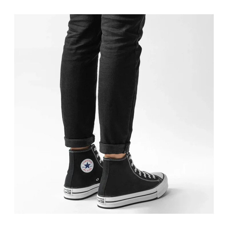 Converse CT All Star Eva Lift Hi Black/White/Black 272855C (CO521-b) bateliai