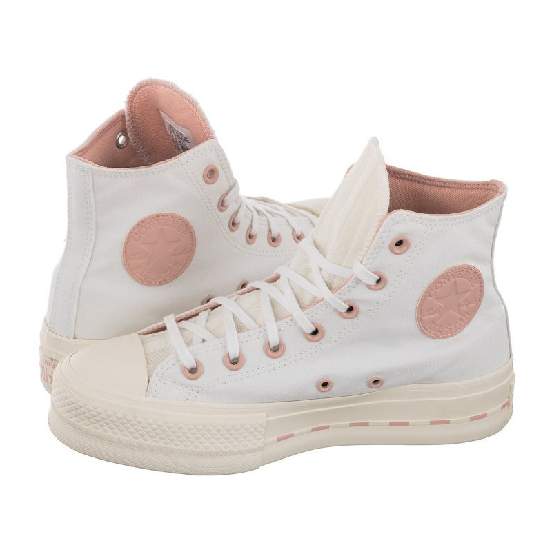 Converse CT All Star Lift Hi White/Egret/Pink Clay 572709C (CO531-a) bateliai