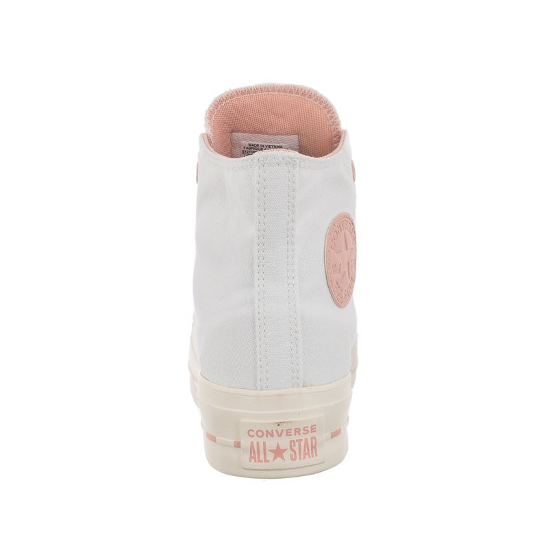 Converse CT All Star Lift Hi White/Egret/Pink Clay 572709C (CO531-a) bateliai
