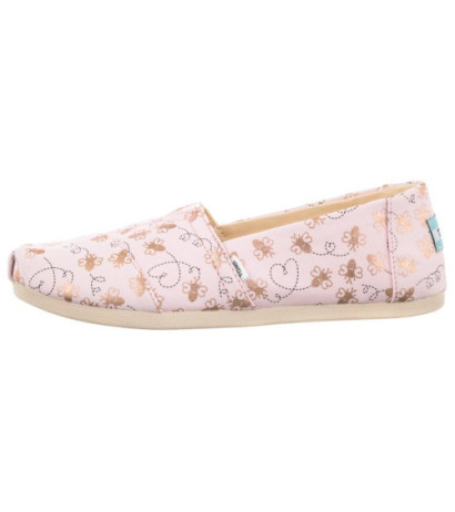 Toms Alpargata Barely Pink Foil Bee Mine Print 10017801 (TS20-a) sportiniai bateliai