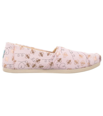 Toms Alpargata Barely Pink Foil Bee Mine Print 10017801 (TS20-a) sportiniai bateliai