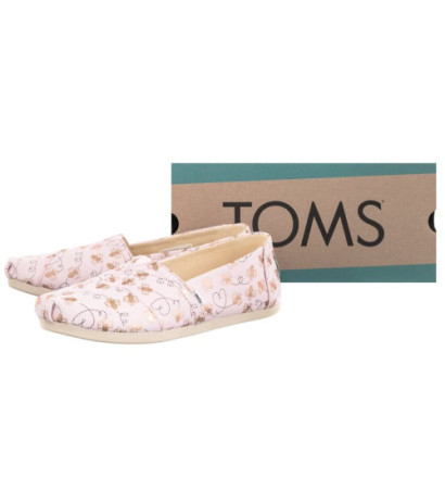 Toms Alpargata Barely Pink Foil Bee Mine Print 10017801 (TS20-a) sportiniai bateliai
