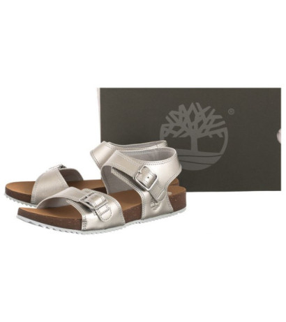 Timberland Castle Island Backstrap Silver Metallic 0A4341 040 (TI97-a) sandalai