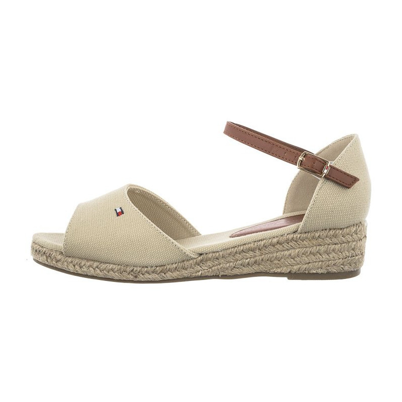 Tommy Hilfiger Rope Wedge Sandal Beige T3A7-32185-0048 500 (TH417-b)