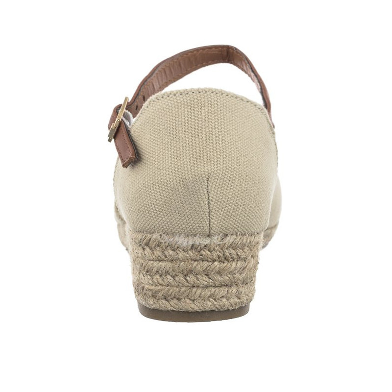 Tommy Hilfiger Rope Wedge Sandal Beige T3A7-32185-0048 500 (TH417-b)