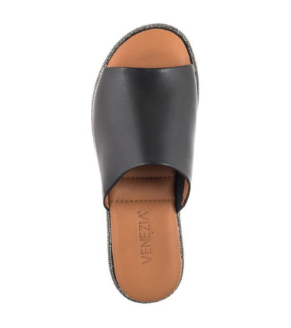 Venezia Czarne 0137271D BLACK (VE626-a) Moteriški batai/šlepetės
