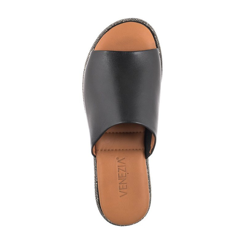 Venezia Czarne 0137271D BLACK (VE626-a) Moteriški batai/šlepetės