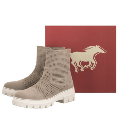 Mustang Beżowe Ażurowe 50C0097 (MU450-a) batai