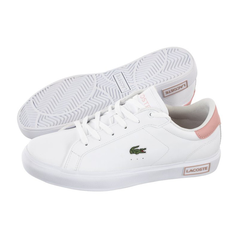Lacoste Powercourt 0721 1 SUJ WHT/LT PNK 7-41SUJ00141Y9 (LC389-a) sportiniai bateliai