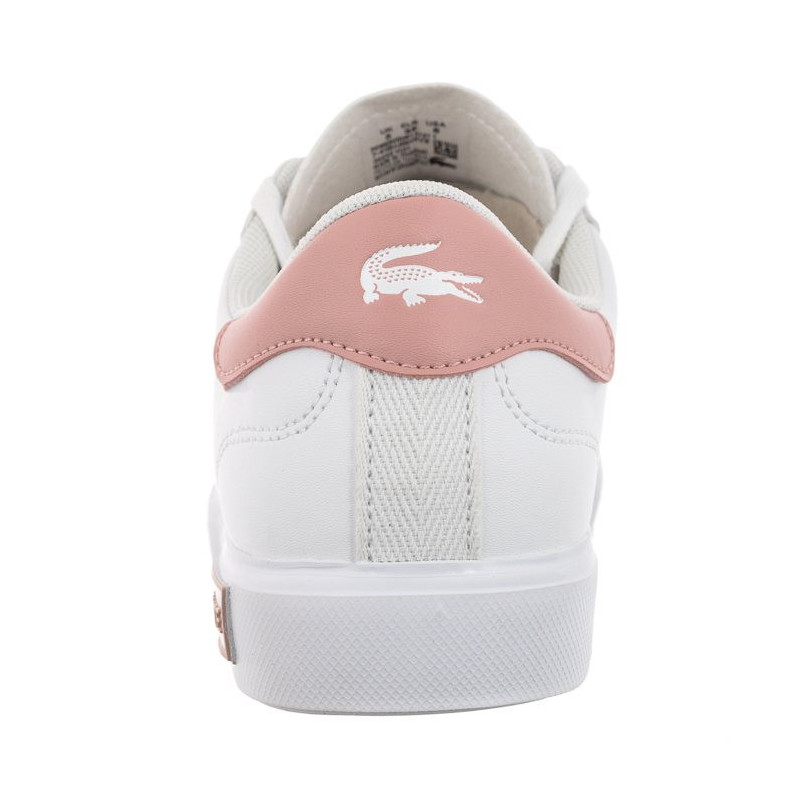 Lacoste Powercourt 0721 1 SUJ WHT/LT PNK 7-41SUJ00141Y9 (LC389-a) sportiniai bateliai