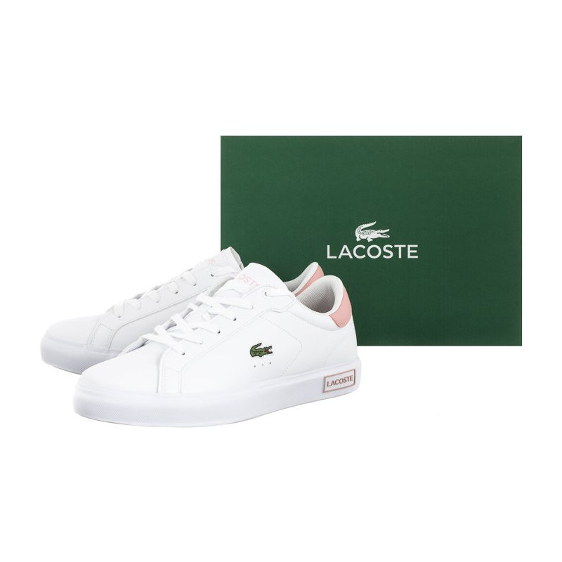 Lacoste Powercourt 0721 1 SUJ WHT/LT PNK 7-41SUJ00141Y9 (LC389-a) sportiniai bateliai