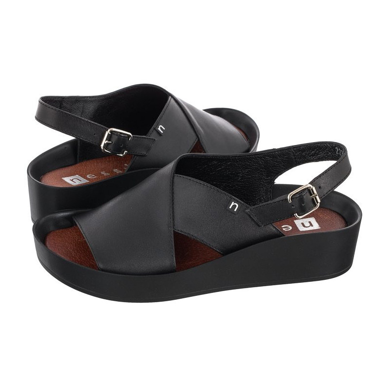 Nessi Czarne 22219 3 (NE283-b) sandalai