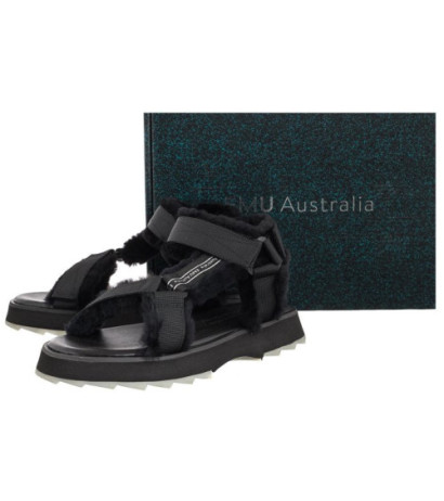 EMU Australia Raven Black W12699 (EM416-a) sandalai
