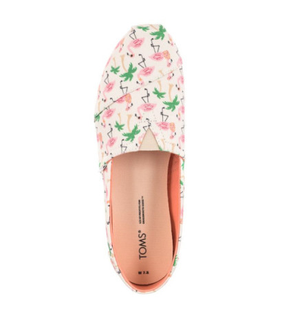 Toms Alpargata Natural Hawaiian Flamingos Print 10017798 (TS27-a) sportiniai bateliai
