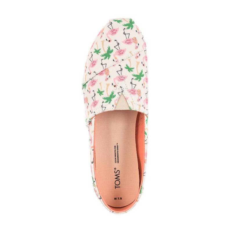 Toms Alpargata Natural Hawaiian Flamingos Print 10017798 (TS27-a) sportiniai bateliai