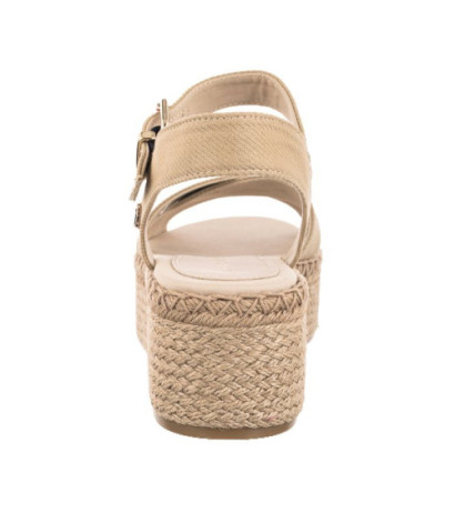 Tommy Hilfiger Shiny Touches Flatform Wedge Light Gold FW0FW06245 0LJ (TH480-a) sandalai