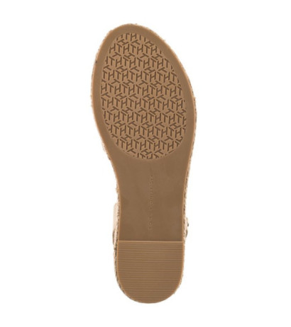 Tommy Hilfiger Shiny Touches Flatform Wedge Light Gold FW0FW06245 0LJ (TH480-a) sandalai