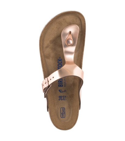 Birkenstock Gizeh BS Soft Footbed Metallic Copper 1005048 (BK189-a) šlepetės