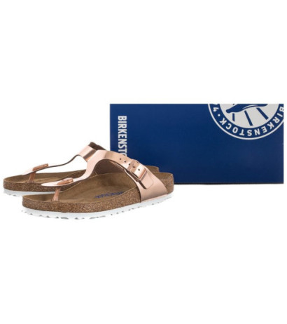 Birkenstock Gizeh BS Soft Footbed Metallic Copper 1005048 (BK189-a) šlepetės