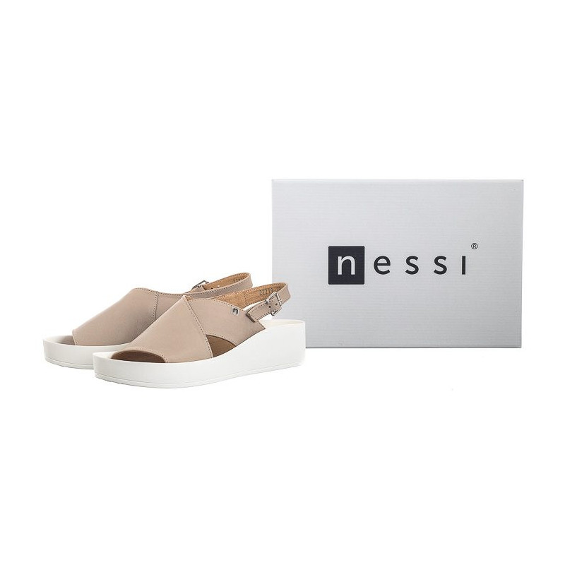 Nessi Beżowe 22219  (NE283-c) sandalai
