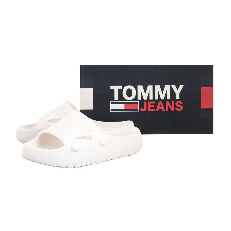 Tommy Hilfiger Archive Pool Slide Ecru EN0EN01942 YBL  (TH484-a) Moteriški batai/šlepetės
