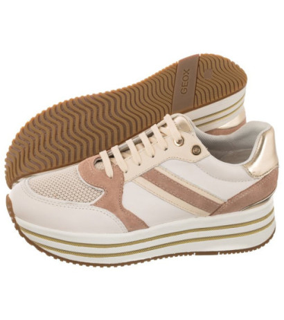 Geox D Kency B Off White/Dk...