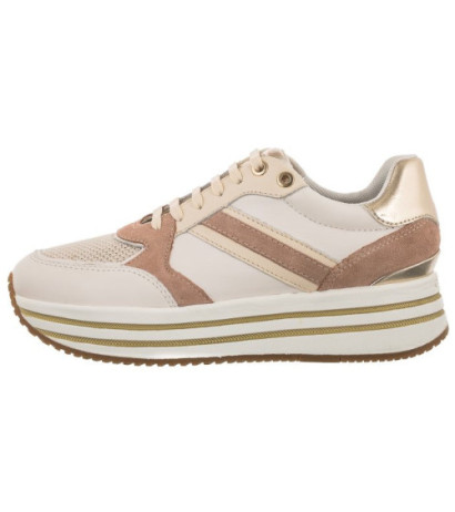 Geox D Kency B Off White/Dk Skin D16QHB 08522 C1Q5Q (GE22-a) sportiniai bateliai