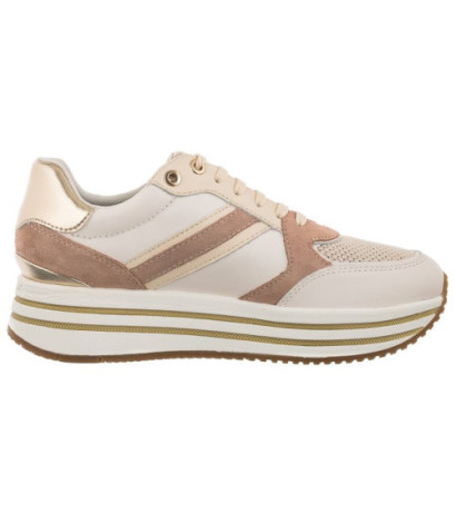 Geox D Kency B Off White/Dk Skin D16QHB 08522 C1Q5Q (GE22-a) sportiniai bateliai