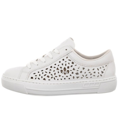 Rieker Białe L8831-80 White (RI8-a) batai