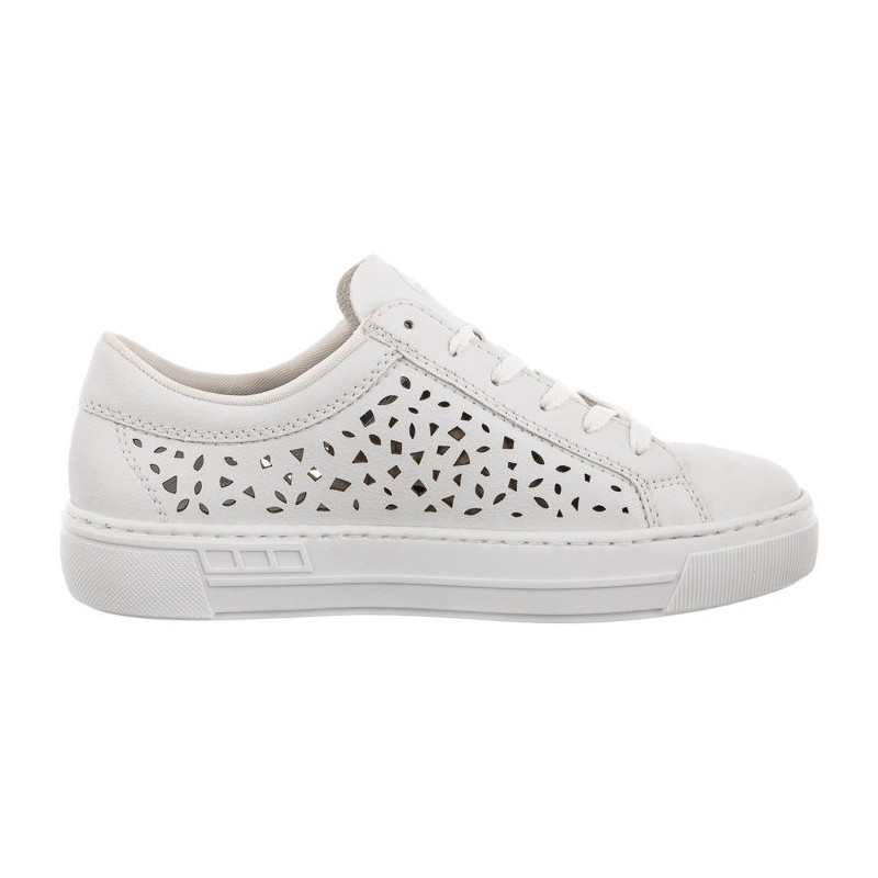 Rieker Białe L8831-80 White (RI8-a) batai