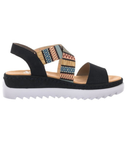 Rieker Granatowe V44G8-14 Blue Combination (RI2-b) sandalai