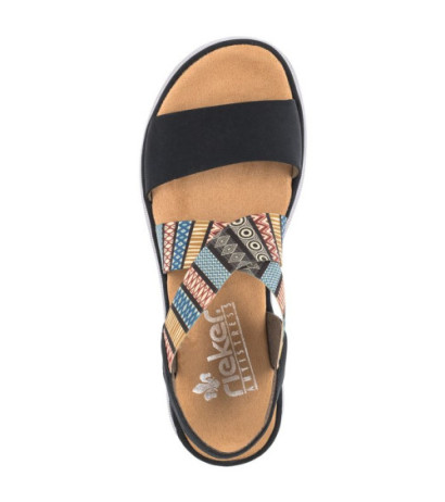 Rieker Granatowe V44G8-14 Blue Combination (RI2-b) sandalai
